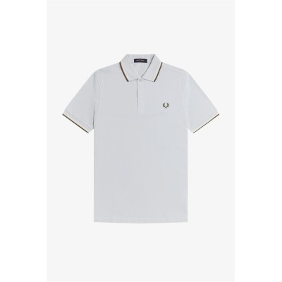 блуза,с,яка,мъжки,тениски,fred,perry,short,sleeve,twin,tipped,polo,shirt,dusky,blue,80b