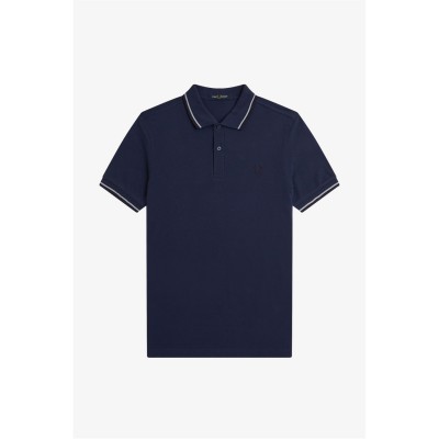 блуза,с,яка,облекла,на,разпродажба,мъжки,тениски,fred,perry,short,sleeve,twin,tipped,polo,shirt,tennis,blue,y21