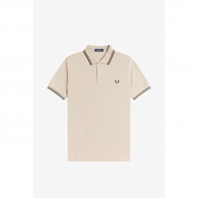 блуза,с,яка,мъжки,тениски,fred,perry,short,sleeve,twin,tipped,polo,shirt,warm,oat,50a