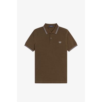 блуза,с,яка,облекла,на,разпродажба,мъжки,тениски,fred,perry,short,sleeve,twin,tipped,polo,shirt,brown,49a