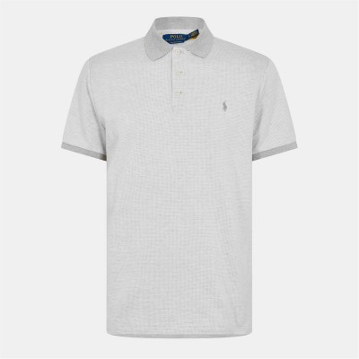 блуза,с,яка,мъжки,тениски,polo,ralph,lauren,men's,houndstooth,short,sleeve,polo,shirt,spring,hthr,wht