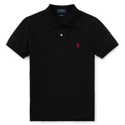 детска,блуза,с,яка,детски,облекла,polo,ralph,lauren,junior,boys,custom,short,sleeve,polo,shirt,black