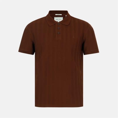 блуза,с,яка,мъжки,тениски,jack,wills,men's,herringbone,cotton,short,sleeve,polo,shirt,chocolate