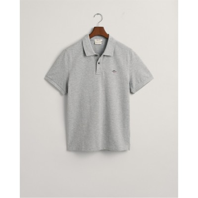 блуза,с,яка,облекла,на,разпродажба,мъжки,тениски,gant,shield,pique,polo,shirt,grey,marl,093