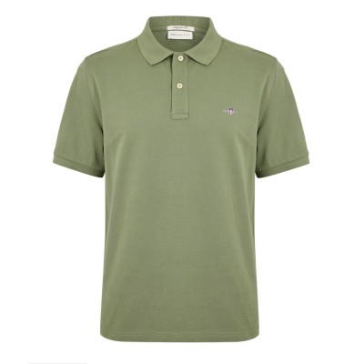 блуза,с,яка,мъжки,тениски,gant,shield,pique,polo,shirt,herb,green,379