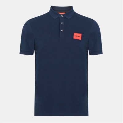 блуза,с,яка,мъжки,тениски,hugo,men's,short,sleeve,polo,shirt,dark,blue,405