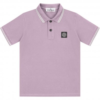 блуза,с,яка,stone,island,boys,logo,cotton,tipped,polo,shirt,rosa,v0080