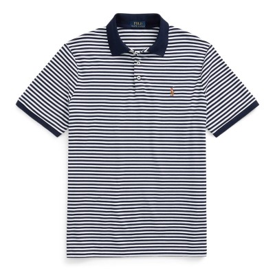блуза,с,яка,облекла,на,разпродажба,мъжки,тениски,polo,ralph,lauren,striped,pima,polo,shirt,navy,white