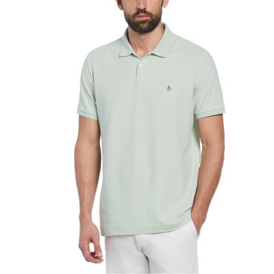 блуза,с,яка,мъжки,тениски,original,penguin,raised,rib,short,sleeve,polo,shirt,silt,green,330