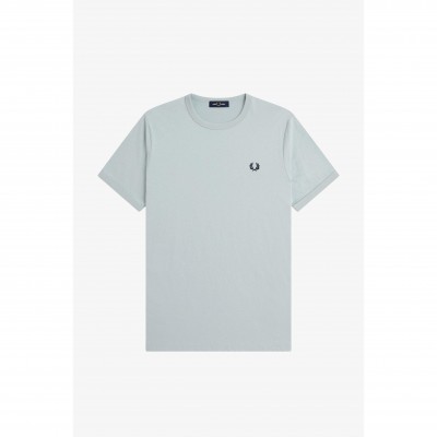 тениска,мъжки,тениски,fred,perry,ringer,t,shirt,silvrblue,62c