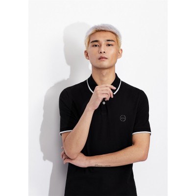 блуза,с,яка,мъжки,блузи,с,яка,armani,exchange,tipped,pique,polo,shirt,black,1200