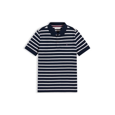 блуза,с,яка,детски,3/4,панталони,tommy,hilfiger,kids',short,sleeve,polo,shirt,navy,stripe,0a5