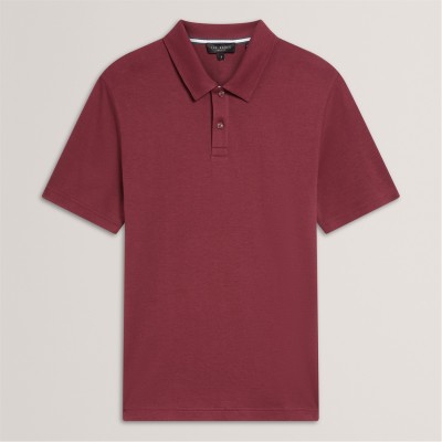 блуза,с,яка,мъжки,блузи,с,яка,ted,baker,men's,short,sleeve,polo,shirt,wine