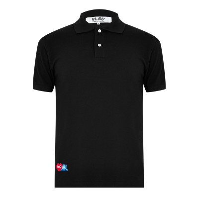 блуза,с,яка,облекла,на,разпродажба,мъжки,тениски,comme,des,garcons,play,space,heart,polo,shirt,black,1