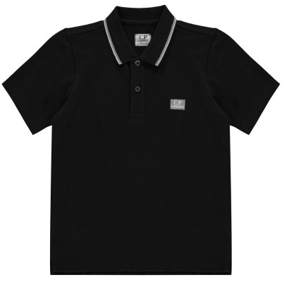 блуза,с,яка,детски,3/4,панталони,cp,company,boys',logo,polo,shirt,black,60100