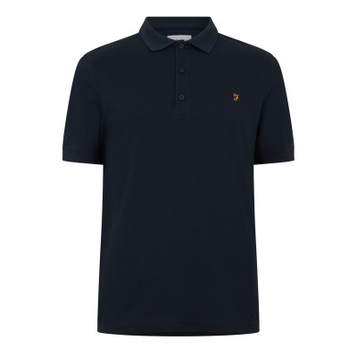 блуза,с,яка,мъжки,блузи,с,яка,farah,men's,emerson,short,sleeve,polo,shirt,true,navy,412