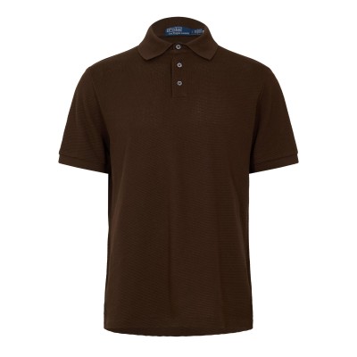 риза,с,къс,ръкав,мъжки,тениски,polo,ralph,lauren,men,s,knitted,short,sleeve,shirt,nutmeg,brown