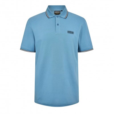 блуза,с,яка,мъжки,тениски,barbour,international,mens,evan,polo,shirt,blue