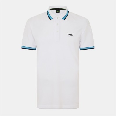 блуза,с,яка,мъжки,тениски,мъжки,облекла,размер,boss,men's,paddy,polo,shirt,open,white