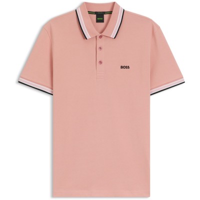 блуза,с,яка,мъжки,тениски,мъжки,облекла,размер,boss,men's,hbg,paddy,polo,shirt,with,contrast,tipping,pink,686