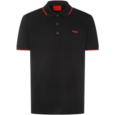 блуза,с,яка,мъжки,тениски,hugo,dinoso,polo,shirt,black,001