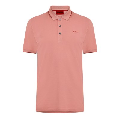 блуза,с,яка,мъжки,тениски,hugo,dinoso,polo,shirt,pastel,red,634