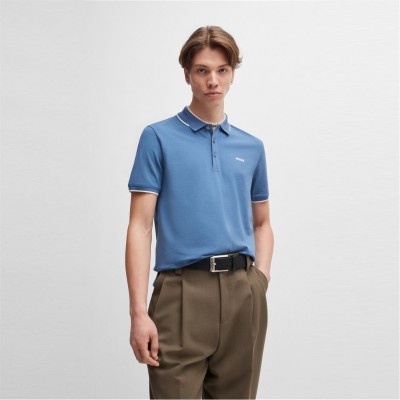 блуза,с,яка,облекла,на,разпродажба,мъжки,тениски,hugo,dinoso,polo,shirt,medium,blue
