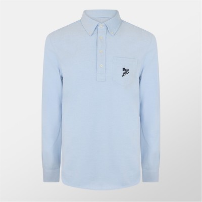 мъжки,тениски,polo,ralph,lauren,polo,pckt,pp,ls,sn05,chambray,blue