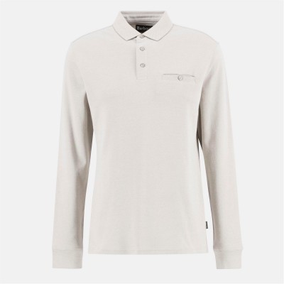 блуза,с,яка,облекла,на,разпродажба,мъжки,тениски,barbour,farmwell,tailored,long,sleeved,polo,shirt,stone,st17