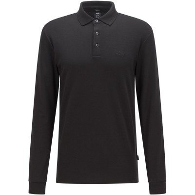 блуза,с,яка,облекла,на,разпродажба,мъжки,тениски,boss,pado,30,long,sleeve,polo,shirt,black,001