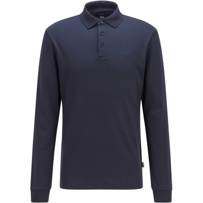 блуза,с,яка,облекла,на,разпродажба,мъжки,тениски,boss,pado,30,long,sleeve,polo,shirt,navy,404