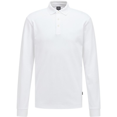 блуза,с,яка,облекла,на,разпродажба,мъжки,тениски,boss,pado,30,long,sleeve,polo,shirt,white,100