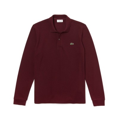 мъжка,блуза,с,яка,облекла,на,разпродажба,мъжки,тениски,lacoste,lacoste,crocodile,long,sleeve,polo,shirt,mens,vigne,chine