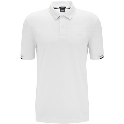 блуза,с,яка,облекла,на,разпродажба,мъжки,тениски,boss,men's,hbb,parlay,147,timeless,design,polo,shirt,white