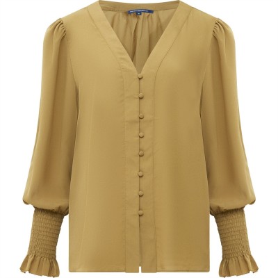 дамски,ризи,french,connection,crepe,v,neck,blouse,20,nutria
