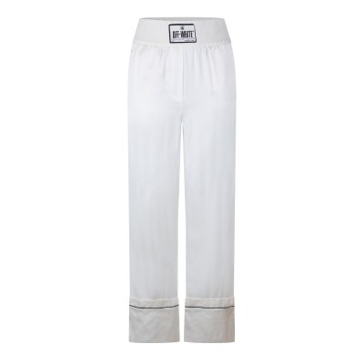 панталони,дамски,чорапогащи,и,клинове,off,white,satin,pj,trousers,white