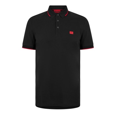 блуза,с,яка,облекла,на,разпродажба,мъжки,тениски,hugo,men's,short,sleeve,polo,shirt,black