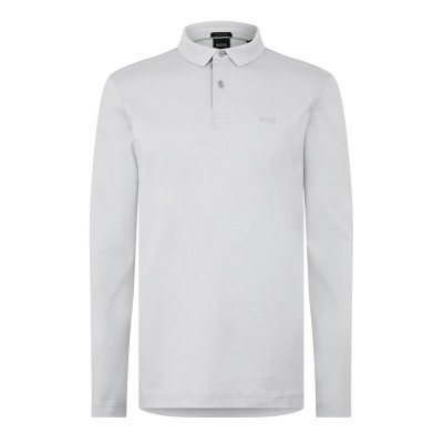 блуза,с,яка,мъжки,тениски,boss,pirol,long,sleeve,polo,shirt,lt,pas,grey,054