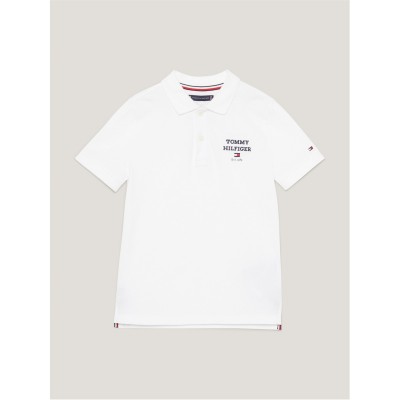 детски,облекла,tommy,hilfiger,th,logo,polo,s,s,white