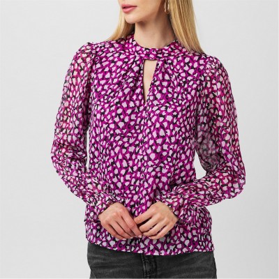 дамски,ризи,vila,falia,long,sleeve,blouse,cattleya,orchid