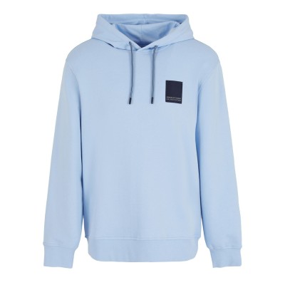 суичър,мъжки,ежедневни,облекла,armani,exchange,milano,hoodie,placid,blu,15df
