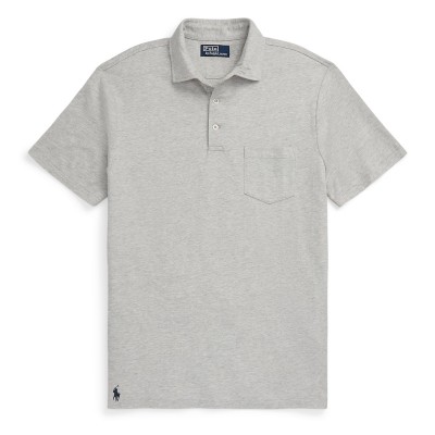 блуза,с,яка,облекла,на,разпродажба,polo,ralph,lauren,linen,short,sleeve,polo,shirt,spring,hthr