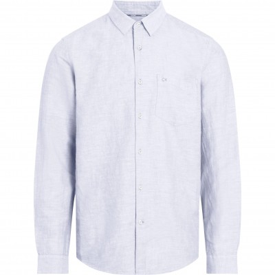 риза,мъжки,ризи,calvin,klein,men,s,long,sleeve,plain,shirt,light,blue