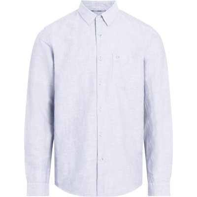 риза,с,дълъг,ръкав,мъжки,ризи,calvin,klein,long,sleeve,shirt,light,blue