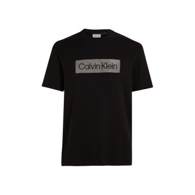 тениска,мъжки,тениски,calvin,klein,logo,embroidered,t,shirt,ck,black