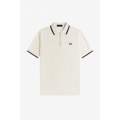 блуза,с,яка,мъжки,тениски,fred,perry,men,s,crepe,zipped,short,sleeve,polo,shirt,ecru,560
