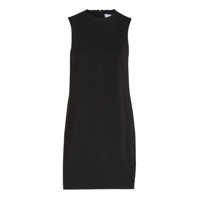 рокля,дамски,поли,и,рокли,calvin,klein,crepe,shift,dress,ck,black