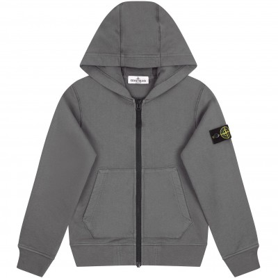 юношеска,блуза,stone,island,junior,zip,sweatshirt,grey,v0m64