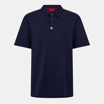 блуза,с,яка,облекла,на,разпродажба,мъжки,тениски,hugo,men's,deabono,short,sleeve,polo,shirt,navy,418