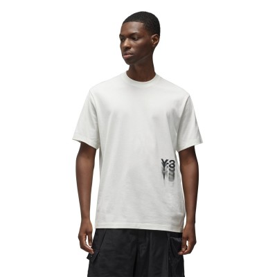 тениска,мъжки,тениски,y3,men's,fade,logo,regular,fit,t,shirt,white